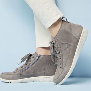Vionic Shawna Gray Ankle Boots